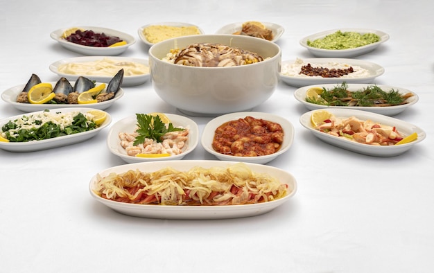 Zestaw gotowych dań